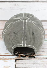 Load image into Gallery viewer, Leopard Happy Camper Steel Distressed Hat
