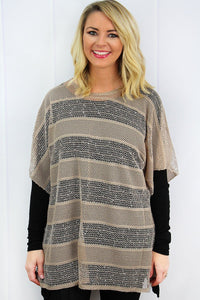 Caught Up In The Moment Tunic - Beige