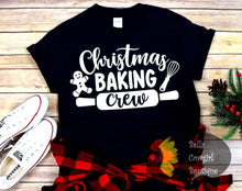 Load image into Gallery viewer, Christmas Baking Crew Christmas Gingerbread Cookie T-Shirt
