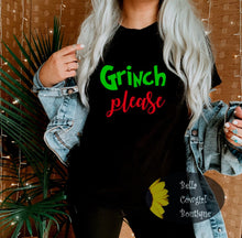 Load image into Gallery viewer, Grinch Please Funny Christmas T-Shirt
