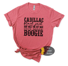 Load image into Gallery viewer, Cadillac Blackjack Boogie Country Music T-Shirt
