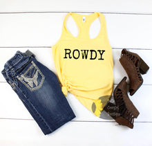 Load image into Gallery viewer, Rowdy Western Women&#39;s Tank Top
