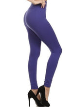 Load image into Gallery viewer, Leggings Depot High Waist Stretch Fleece Lined Spandex 
