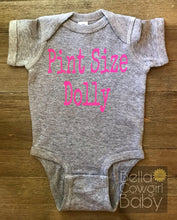 Load image into Gallery viewer, Pint Size Dolly Country Western Baby Onesie
