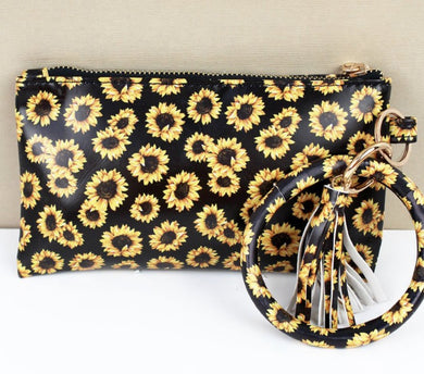 Sunflower Bangle Wristlet