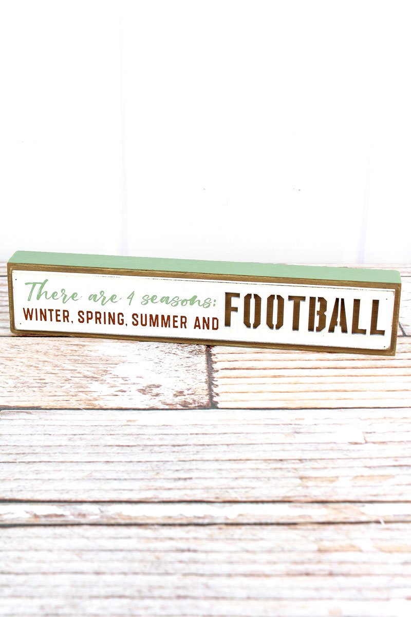 Football Season Decor Sign